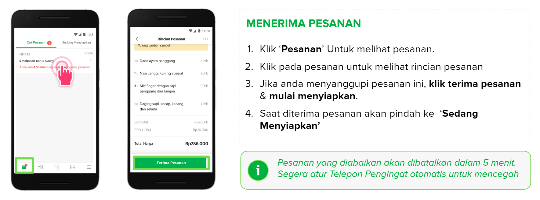 Petunjuk Singkat Penggunaan Aplikasi Grabfood Merchant Merchant