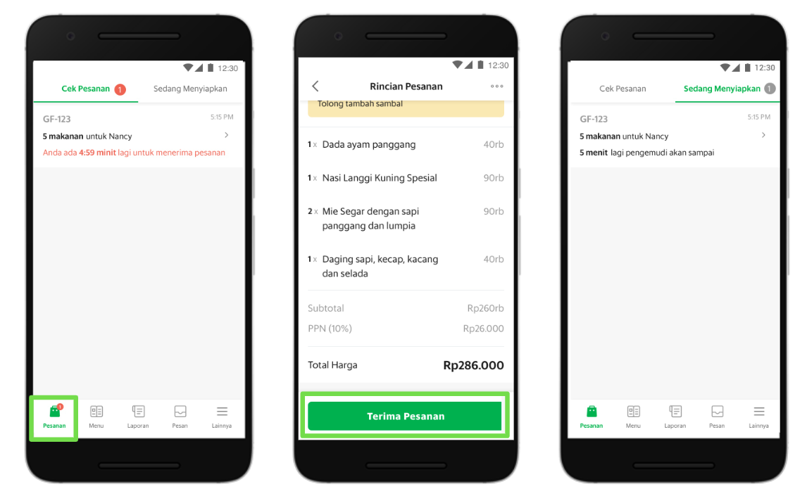 Memenuhi Pesanan Dengan Grabfood Merchant App Merchant